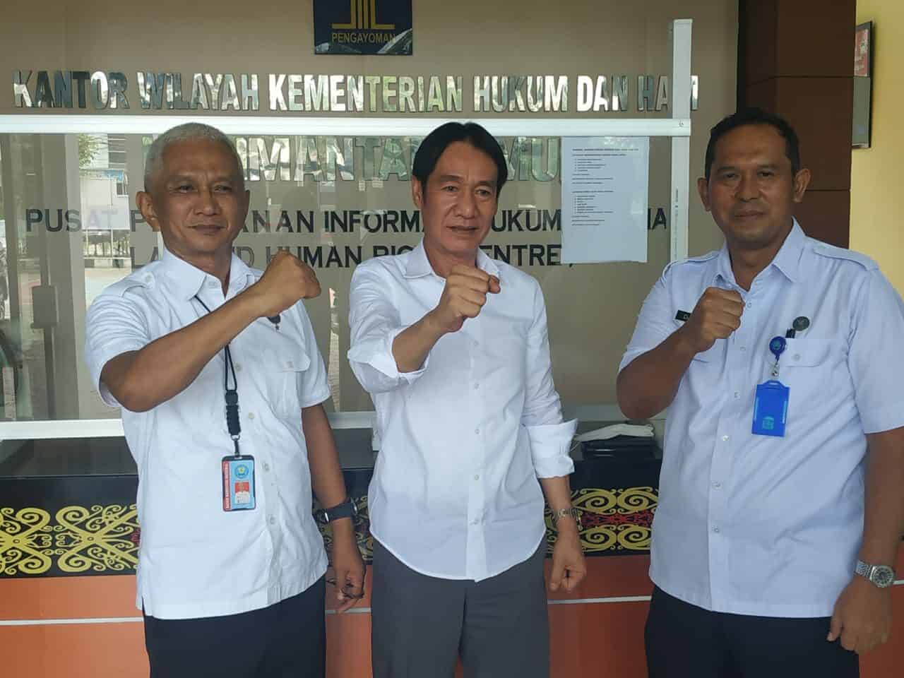 Kepala Kantor Wilayah Kementerian Hukum dan Hak Asasi Manusia Kaltim, SOFYAN, S.Sos., S.H., M.H. Sepakat Mendukung BNNP Kaltim Dalam memberatas Narkoba Didalam Rutan Dan Lapas