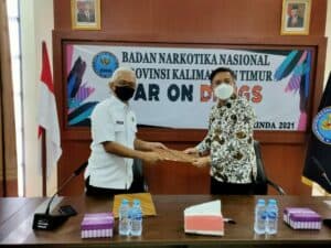 INSTITUT TEKNOLOGI KESEHATAN DAN SAINS WIYATA HUSADA SAMARINDA, Gandeng BNNP Kaltim Dalam P4GN