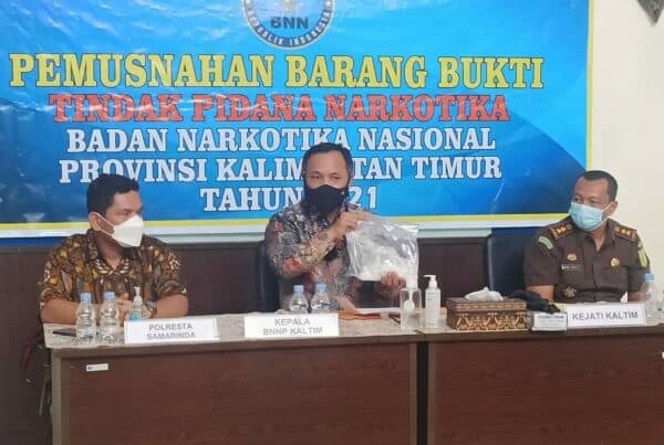Narkotika Jenis Sabu Sabu Dengan Berat 361,4 Gram di Musnahkan Dengan Cara Diblender
