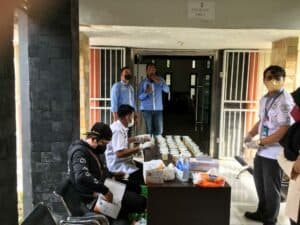 BNK Kutai Timur Gandeng Resnakoba Polres Kutim Tes Urin Kantor Dinas Pertanahan Dan Penataan Ruang Dan Kantor DPRD Kutai Timur
