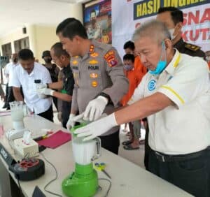 BNK Kutai Timur Hadiri Pemusnahan Barang Bukti ………….. Kejahatan Narkotika