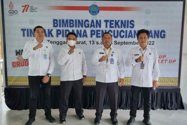 Anggota BNNP Kalimantan Timur Bidang Pemberantasan Satukan Langkah Mengikuti Bimbingan Teknis Penyelidikan Dan Penyidikan TPPU