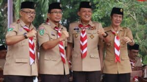 Pramuka Mengabdi Tanpa Batas Untuk Membangun Ketangguhan Bangsa ” Puncak Peringatan HUT Pramuka Ke -61