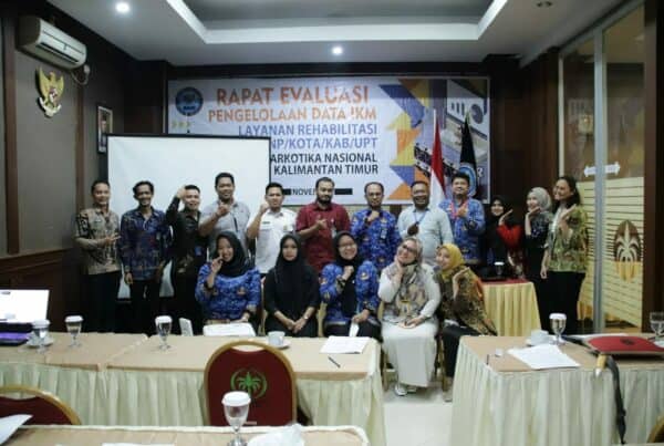 Rapat Evaluasi Layanan Rehabilitasi & Pengelolaan data IKM di Kalimantan Timur