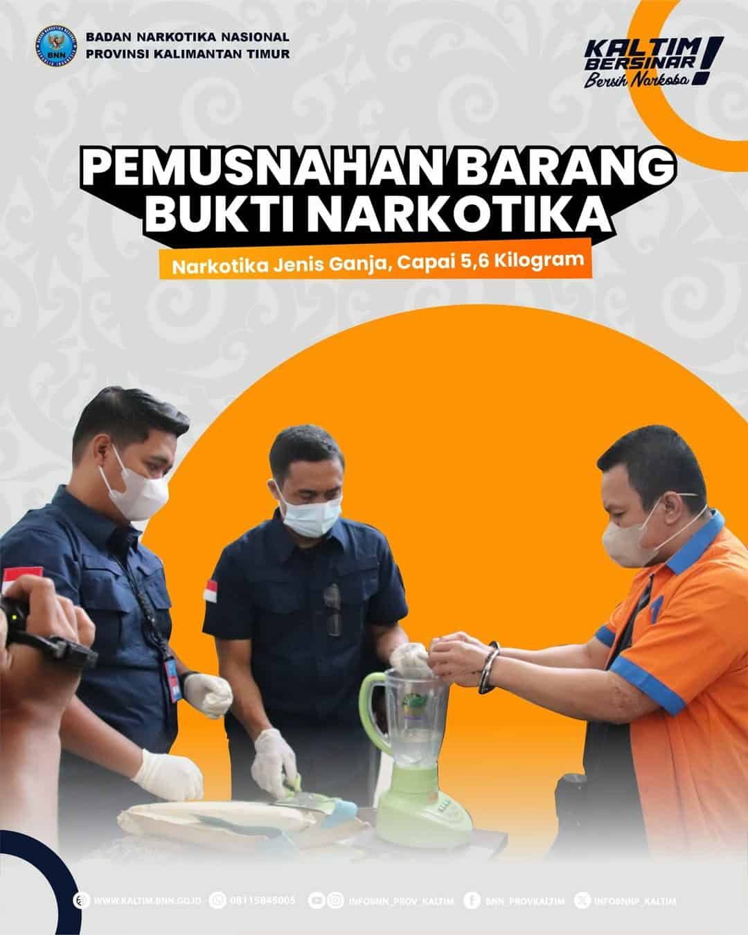 Pemusnahan Barang Bukti Narkotika